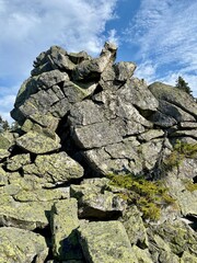 Eine Wanderung vom Ochsenkopf über den Haberstein zum Schneeberg im Fichtelgebirge