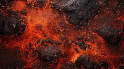 Fotobehang Floor is a lava HD texture background Highly Detailed © ArtStockVault