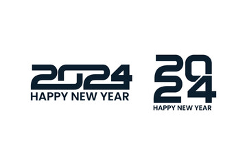trendy new year 2024 design template
