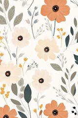 seamless floral pattern flower, pattern, floral, seamless, leaf, design, illustration, wallpaper, nature, vintage, spring, art, decoration, flowers, plant, texture, summer, retro, garden, ornament, bl