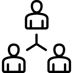 Coordination Outline Icon