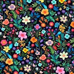 pattern, color, wallpaper, colorful, flower, texture, decoration, seamless, design, art, flowers, confetti, illustration, holiday, bright, green, nature, yellow, pink, floral, candy, vector, fun, orna