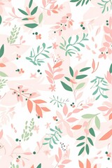 seamless  leafs  pattern
