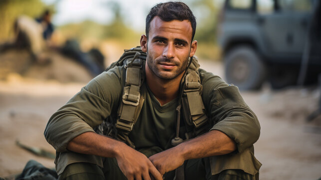 Dedication and Service: An Israeli Soldier Defending His Homeland