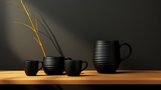 Un groupe de tasses de couleurs les unes &agrave; c&ocirc;t&eacute; des autres