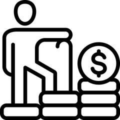 Retirement Outline Icon