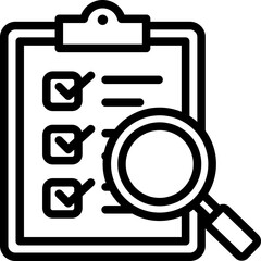 Inspection Outline Icon