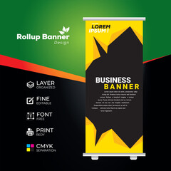 Eye catching, effective roll up banner