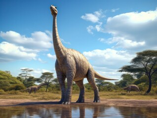 A prominent Late Jurassic sauropod, the argentinosaurus and Brachiosaurus, inhabited wetlands and is well-known for its colossal size -