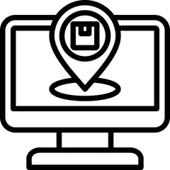 Tracking Outline Icon