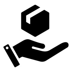 Hand Glyph Icon