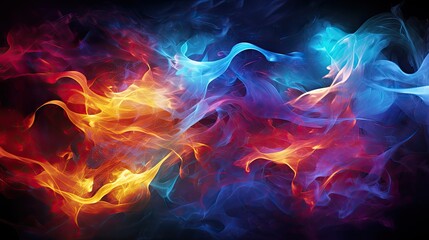 abstract energy wave background - generative ai