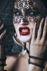 evil bloodthirsty vampire