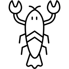 Lobster vector icon for download.svg
