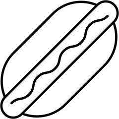 Hot Dog vector icon for download.svg