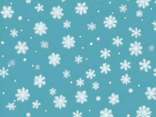 seamless pattern with snowflakes, ai generative 
