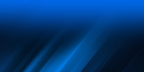 Obraz premium Technology futuristic background striped lines with light effect on blue background