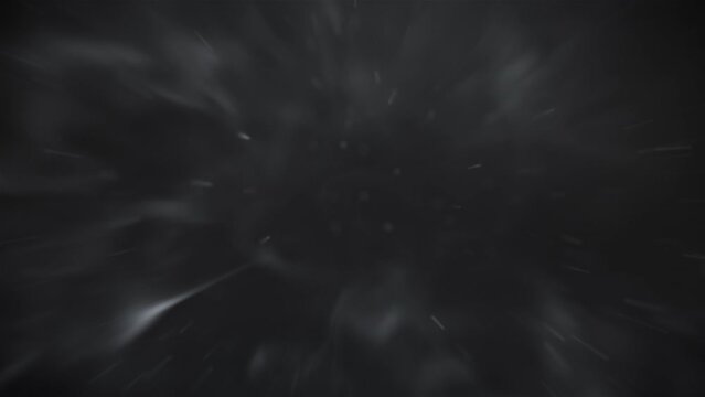 Flying Dust Smoke At Camera Video Loop