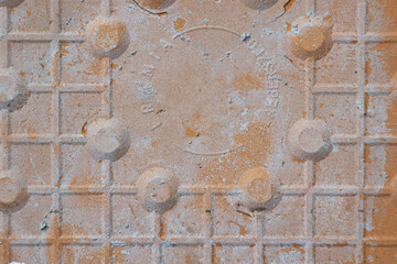 Cracked and abstract grunge texture. Aged material surface backdrop. Weathered effect pattern. Old and dirty background.