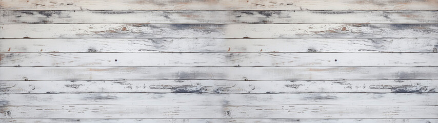 Painted, rough, rustic, wooden texture, white, horizontal, closeup, background, panorma, banner