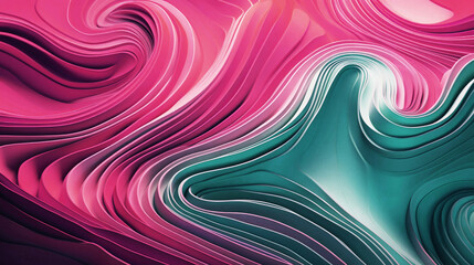 Obraz premium Organic pink turquoise shapes, abstract background, texture