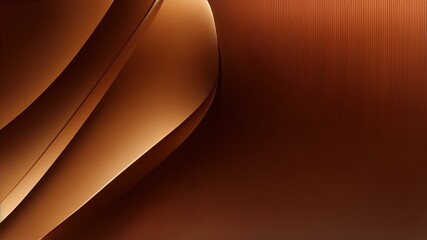 Abstract Brown Curve Background. High resolution brown gradient background