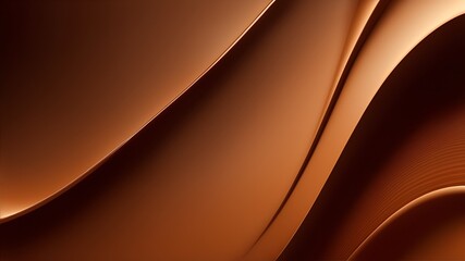 Fototapeta premium Abstract Brown Curve Background. High resolution brown gradient background