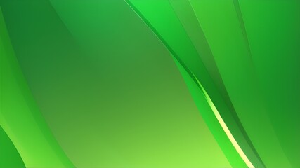 Abstract Green Gradient Curve Background. 
