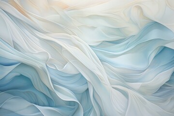 Smooth, twisting currents in gentle hues, evoking a sensation of motion. Generative AI