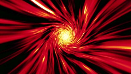 Obraz premium Fire Abstract Science technology sci-fi Energy hyperspace tunnel with flame effect, abstract background. Fantasy light banner. 3d rendering 4k