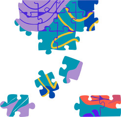 alphabet puzzle pieces