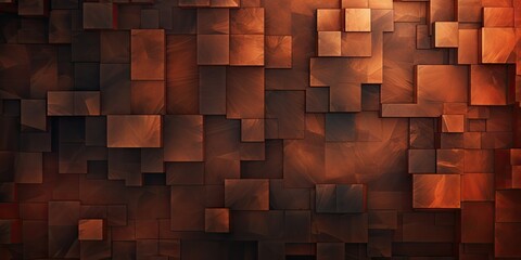Beautiful Copper Grungy Metallic Background Texture - Elemental Pure Copper - Celebrating the Metal's Textured Terrain - Copper Bronze Metal Backdrop Texture created with Generative AI Technology - obrazy, fototapety, plakaty