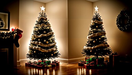 (4K) A christmas tree AI