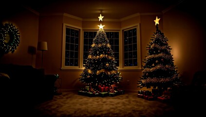(4K) A christmas tree AI