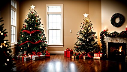 (4K) A christmas tree AI