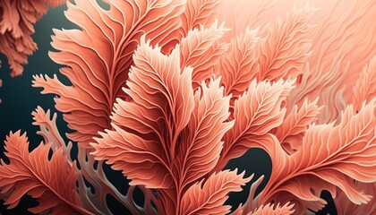 Fototapeta na wymiar wonderful coral composition