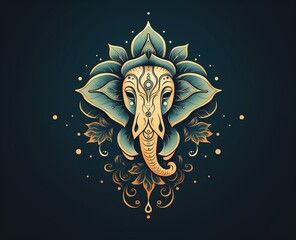 Generative AI. Elephant logo