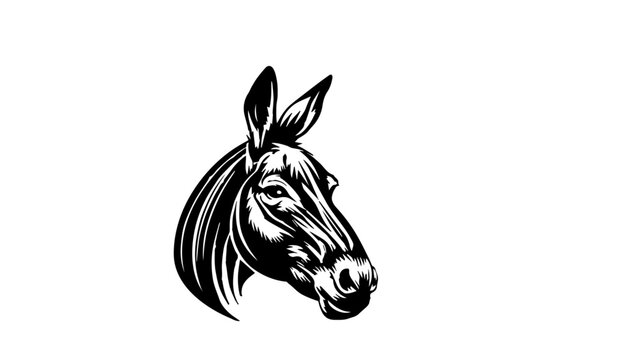 t&ecirc;te d'un &acirc;ne