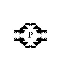 symbol with a hand P