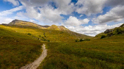 Foto auf Leinwand The beautiful moutains and waterfalls of Scotland. © Rene