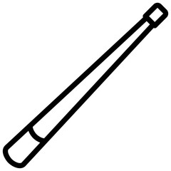 Billiards Cue Icon Style