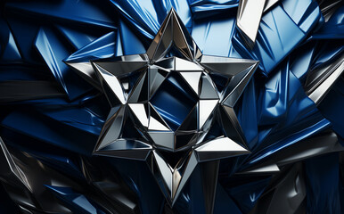 Star of David in Israeli Colors