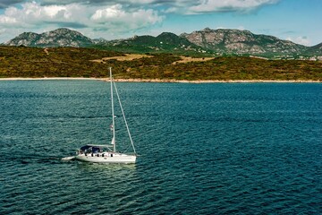 sailboat on the lake