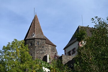 Stadtbefestigung der Stadt Zwettl, Österreich, Antonturm, 05.10.2023