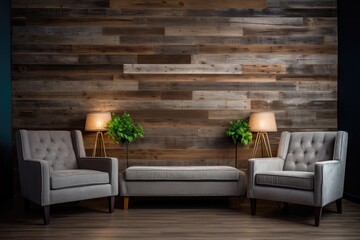 Reclaimed Wood Wall Paneling Brings Rustic Charm