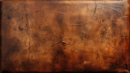 Weathered leather book cover vintage aged brown HD texture background Highly Detailed