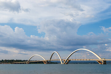 Fototapeta na wymiar Brasília, JK bridge.