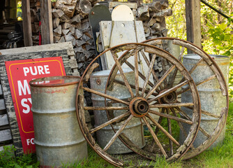 Outdoor Collection of Rural Antiques