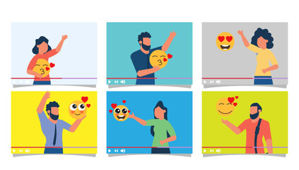 Online video illustrations created with the help of vector graphics and uploaded to various websites are a great way for companies to promote their products using digital technologies