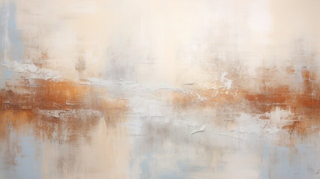 Abstract colorful grunge background with textured oil or acrylic brush strokes